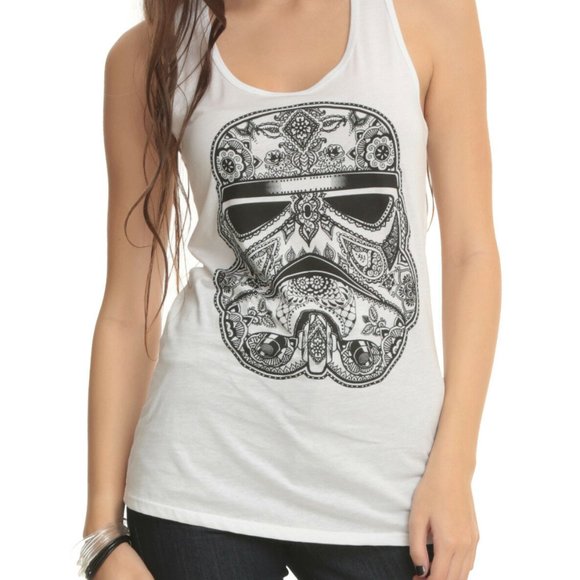 Fifth Sun Tops - Star Wars Day Of The Dead Storm Trooper Tank Top